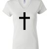 Women's Short Sleeve V-Neck T-Shirt Thumbnail