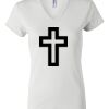 Women's Short Sleeve V-Neck T-Shirt Thumbnail