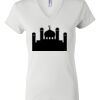 Women's Short Sleeve V-Neck T-Shirt Thumbnail