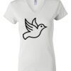 Women's Short Sleeve V-Neck T-Shirt Thumbnail