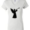 Women's Short Sleeve V-Neck T-Shirt Thumbnail