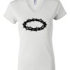 Women's Short Sleeve V-Neck T-Shirt Thumbnail