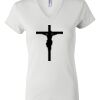 Women's Short Sleeve V-Neck T-Shirt Thumbnail