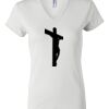 Women's Short Sleeve V-Neck T-Shirt Thumbnail