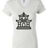 Women's Short Sleeve V-Neck T-Shirt Thumbnail