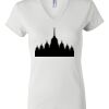 Women's Short Sleeve V-Neck T-Shirt Thumbnail
