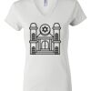 Women's Short Sleeve V-Neck T-Shirt Thumbnail