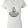 Women's Short Sleeve V-Neck T-Shirt Thumbnail