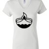 Women's Short Sleeve V-Neck T-Shirt Thumbnail