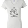 Women's Short Sleeve V-Neck T-Shirt Thumbnail