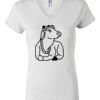 Women's Short Sleeve V-Neck T-Shirt Thumbnail