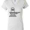 Women's Short Sleeve V-Neck T-Shirt Thumbnail