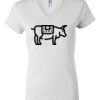 Women's Short Sleeve V-Neck T-Shirt Thumbnail