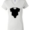 Women's Short Sleeve V-Neck T-Shirt Thumbnail