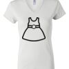Women's Short Sleeve V-Neck T-Shirt Thumbnail