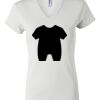 Women's Short Sleeve V-Neck T-Shirt Thumbnail