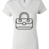 Women's Short Sleeve V-Neck T-Shirt Thumbnail