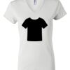 Women's Short Sleeve V-Neck T-Shirt Thumbnail