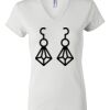 Women's Short Sleeve V-Neck T-Shirt Thumbnail