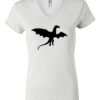 Women's Short Sleeve V-Neck T-Shirt Thumbnail