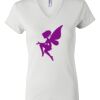 Women's Short Sleeve V-Neck T-Shirt Thumbnail