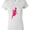 Women's Short Sleeve V-Neck T-Shirt Thumbnail