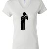Women's Short Sleeve V-Neck T-Shirt Thumbnail