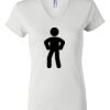 Women's Short Sleeve V-Neck T-Shirt Thumbnail