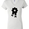 Women's Short Sleeve V-Neck T-Shirt Thumbnail