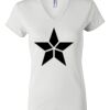 Women's Short Sleeve V-Neck T-Shirt Thumbnail