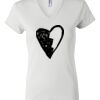 Women's Short Sleeve V-Neck T-Shirt Thumbnail