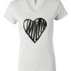 Women's Short Sleeve V-Neck T-Shirt Thumbnail